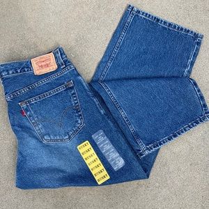 Y2K Levi’s 569 Loose Straight HUSKY blue jeans!